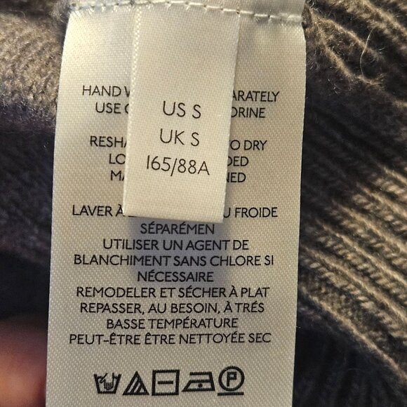 Free People Off Shoulder Sweater Dress Gray Med Cozy Quiet Luxury Dark Academia - Picture 8 of 15